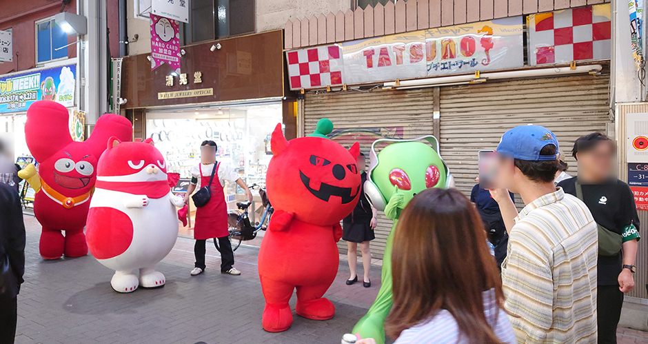 ハッピーロード大山商店街でのイベントの様子