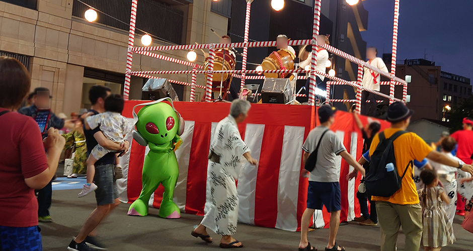 夏祭り全体の様子